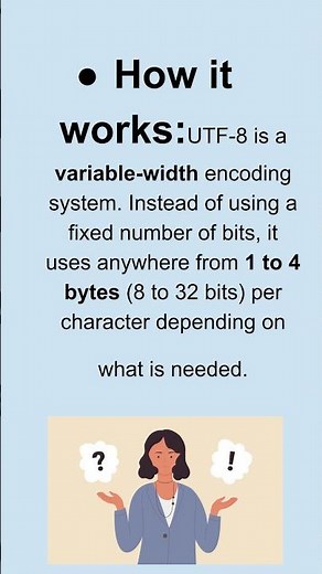 ASCII vs. UTF-8 Explained! 💻 How Computers Read Text & Emojis #quiz #games #education