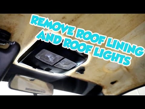 Remove Ford FG Roof Lining and MAP Lights