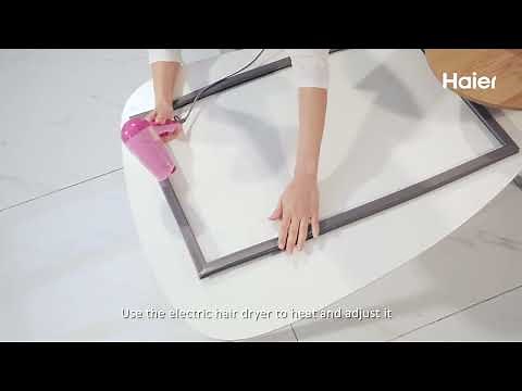 How to change the door gasket for your Haier refrigerator
