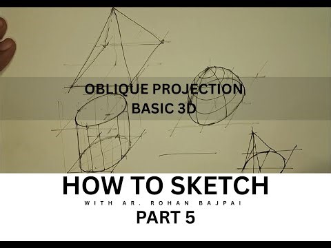 How to Sketch in 3D | Oblique Projection Explained for Beginners (Part 5)