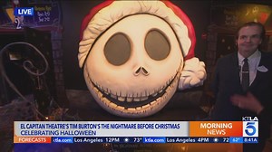 Celebrating Halloween at the El Capitan Theatre's screening of Tim Burton's The Nightmare Before Christmas