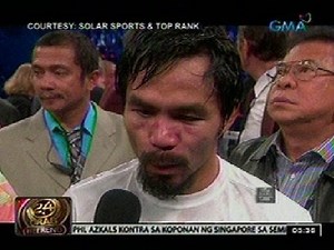24 Oras: Manny Pacquiao, knockout kay Juan Manuel Marquez
