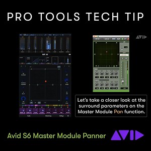 Pro Tools Tech Tip — Let's explore the integrated multi-touch Panner on the Home page of the Avid S6 Master Module 👉 MORE TIPS ▶️ avid.com/protoolstechtips ⠀ #avid #protools #tips #tricks #tutorial | Avid Pro Tools
