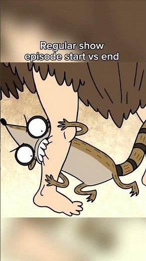 Regular show episodes start vs end (S2, Ep7, High Score)