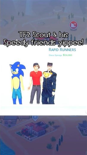 TF2 sims 4 - Scout and friends edition!