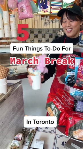 5 fun family-friendly things to do in Toronto for March break! #seetorontonow #torontoactivities #thingstodointoronto #torontotiktok