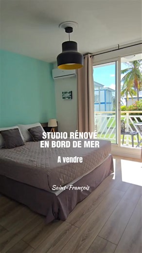 Laurence Devarieux immobilier | 🏝 À VENDRE – Studio meublé rénové en bord de mer – Saint-François Envie d’un pied-à-terre ou d’un investissement locatif clé en main ? Ce... | Instagram