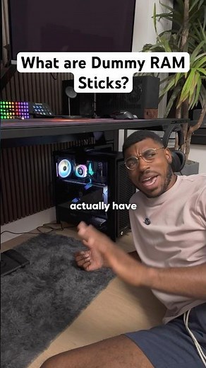 Using Dummy RAM kits in PC Build 🔥