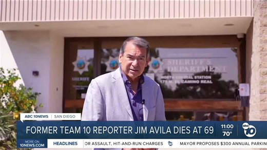 Former ABC White House correspondent & KGTV Team 10 investigator Jim Avila dies
