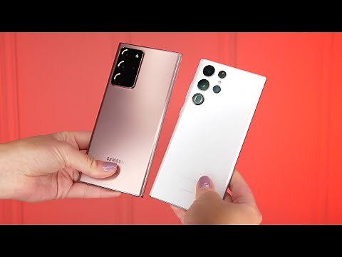 Galaxy S22 Ultra vs. Note 20 Ultra