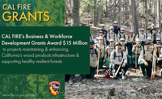 Exciting News! #CALFIRE's Wood Products and Bioenergy Grants Program is investing $15 million in 16 projects statewide. These grants will boost workforce expansion and businesses dedicated to creating resilient forests. From private businesses to non-profits, schools, and Tribes – diverse applicants are making a difference. Projects include expanding California’s reforestation capacity, increasing capacity for fuel management, and the construction of new forest bioenergy facilities. #Woodproduct