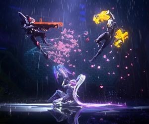 Jhin Vi Vayne-Project-Hunters Live Wallpaper