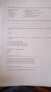 19) Match the following diseases with the mode of transmission:... | Filo