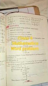 Class-6 Mathematics-word problem. Linear Equation #introduction #math #mathematicsproblem #main