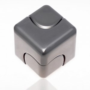QUBI Fidget Cube Spinner Grey Lightweight and Pocket Size Fidget Spinner Toy.