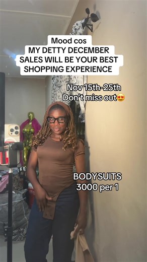 Bodysuit Vendor in Lagos: Shop My Detty December Sales
