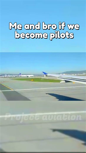 Me and bro if we become pilots #aviation #airplane #aeroplane #plane #racing