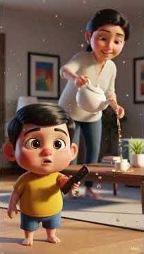 “Real Life Remote 😳 Kid Controls Time… But Who Pressed DELETE?!” #Shorts #magicremote #ViralShorts