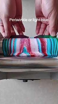 Periwinkle or light blue #colormixing #satisfying