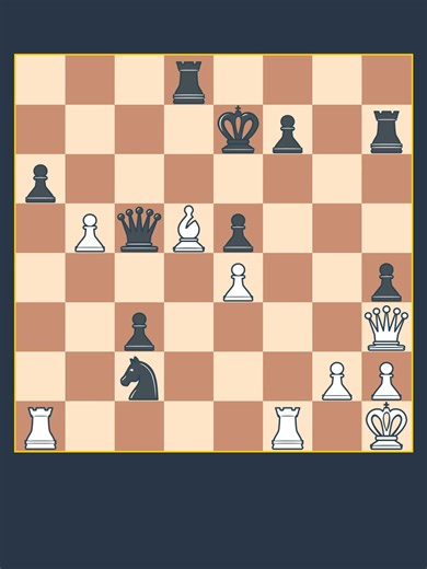 Join our free app - link in bio. Train your chess vision with one-move tactical puzzles. #chess #chesspuzzle #chesstraining #chesstactics
