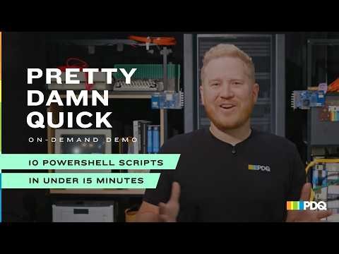 10 Time-Saving PowerShell Scripts for PDQ in Under 15 Minutes