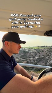 Tag the golfers you would love to book this golf trip with 🤝🇨🇾 Staying at Aphrodite Hills Holiday Rentals 📍 #golfers #golfcourse #golf | Your Golf Travel