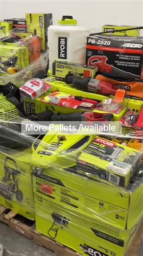 Wholesale Liquidation Pallets for DIY and Power Tools