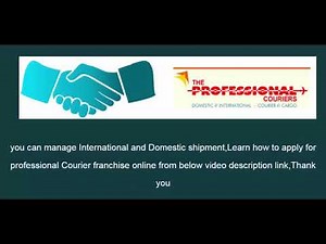 How To Start Professional Courier Franchise,TPC India Dealership