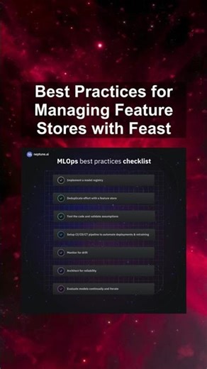 Best Practices for Managing Feature Stores with Feast #ai #artificialintelligence #machinelearning