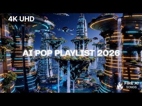 Best AI Pop Music Playlist 2026 | 4K Visualizer