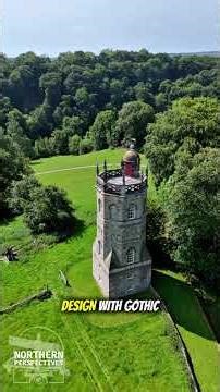 An aerial look at Culloden Tower, one of Richmond’s most distinctive landmarks overlooking the Swale