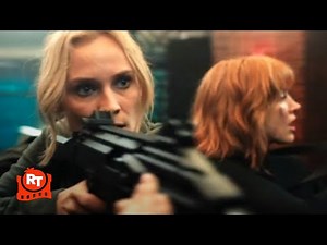 The 355 (2022) - Hotel Shootout Scene | Movieclips