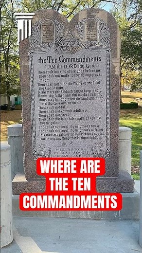 Where Are the Ten Commandments?