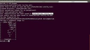 Creating SSH Public and Private Key in Linux / Ubuntu