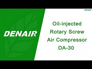 DA Series | DENAIR Oil injected Screw Type Air Compressor DA 30 Introduction