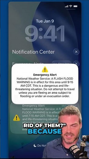 iOS Weather Alerts: How to Clear Them Easily! #shorts