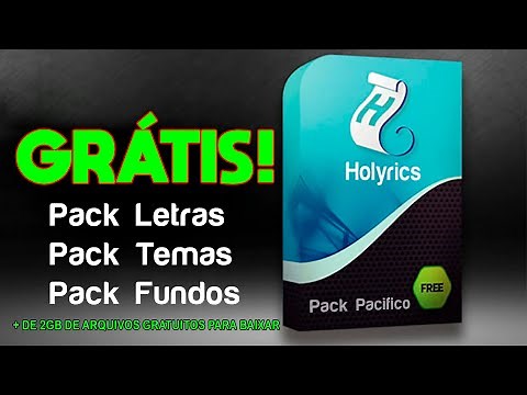 🎁 Pack Grátis para Holyrics 🎶 Letras, Temas e Fundos Incríveis (Download via Google Drive)
