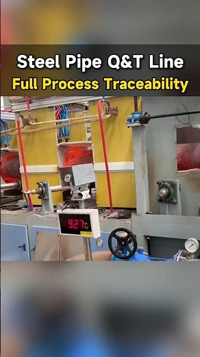 Steel Pipe Quenching and Tempering Line | Full-Line Configuration with Data Traceability