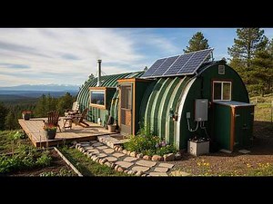Affordable Off-Grid Living in a Quonset Hut Home | Low-Cost, Sustainable & Durable Housing