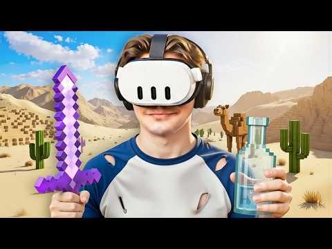 ÇÖLDE MAHSUR KALDIM! - MİNECRAFT VR