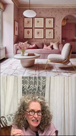 Pretty in Pink: Living Room Design Ideas