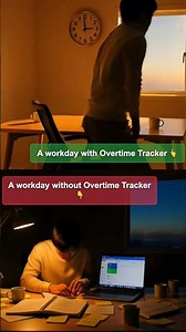 A task tracker with reports - see how much time you spent on tasks and how much overtime you worked.