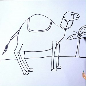 Very Easy Way To Draw Camel Step By Step For Beginners | AP Drawing