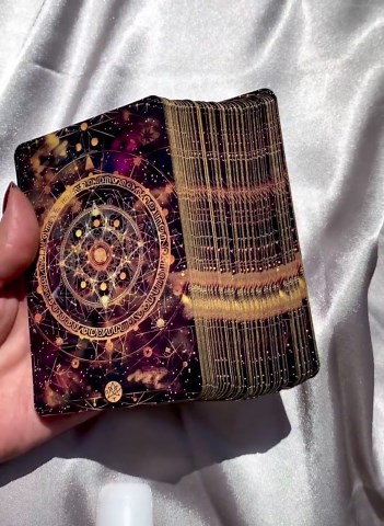 Cosmic Garden Tarot Deck: 78 Hand-illustrated Cards With Guidebook, Gold Edges Optional - Etsy