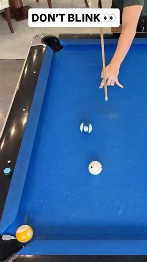 DON'T BLINK! The Most IMPOSSIBLE Pool Trick Shot You'll Ever See! 👀