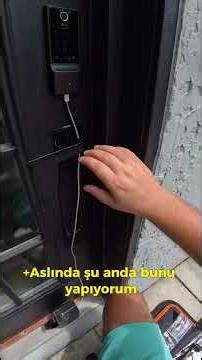 Opening a door with a power bank