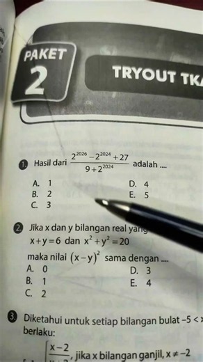 Buku TKA SMA 2026 2027 Mapel Wajib Matematika Bahasa Indonesia Inggris dan Pilihan IPA IPS