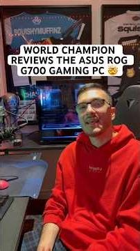WORLD CHAMPION REVIEWS THE ASUS ROG G700 GAMING PC 🤯 #ROGPartner #GamingPC #ad ‪@ASUSUSA‬