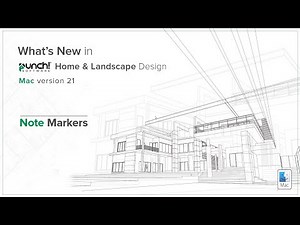 Punch! Home & Landscape Design v21 For Mac - Note Markers