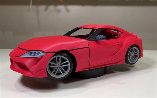 3D打印丰田 GR Supra 汽车模型分享